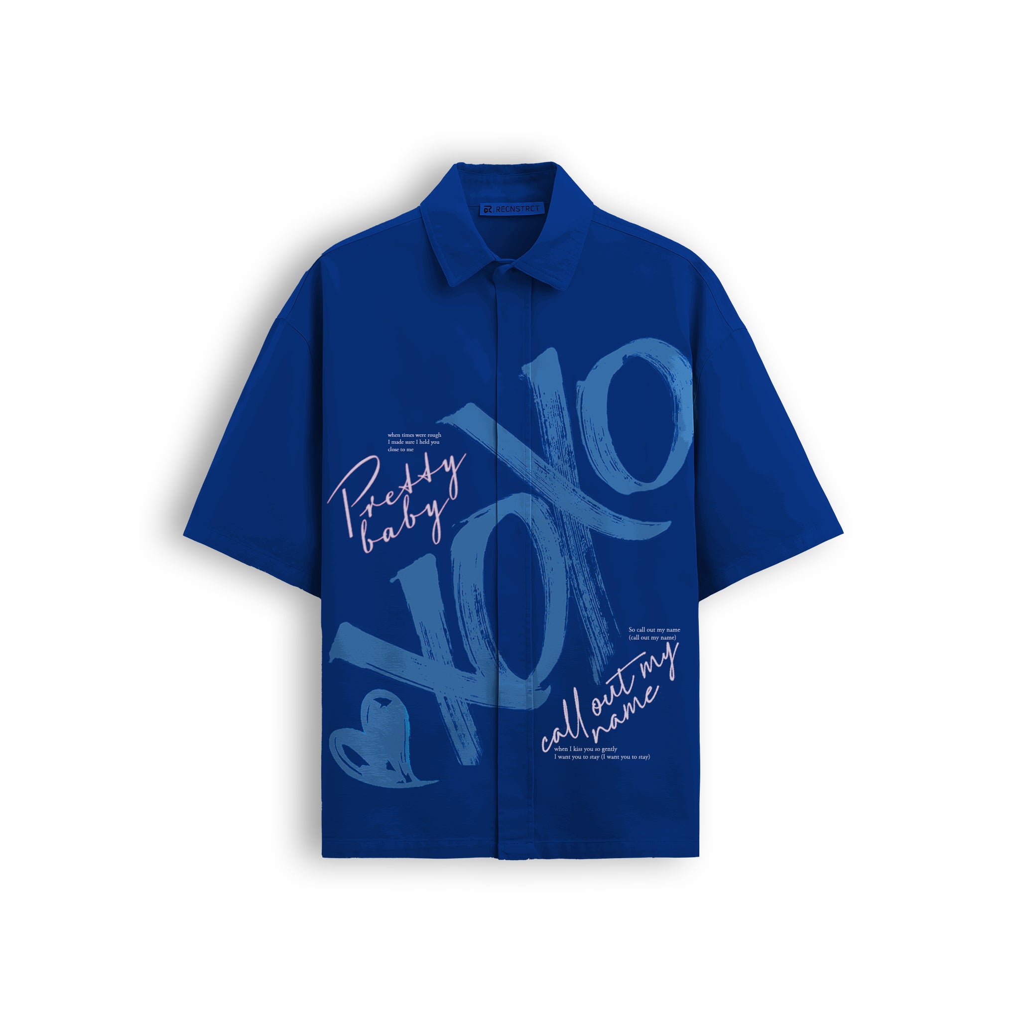 XOXO shirt - Royal blue